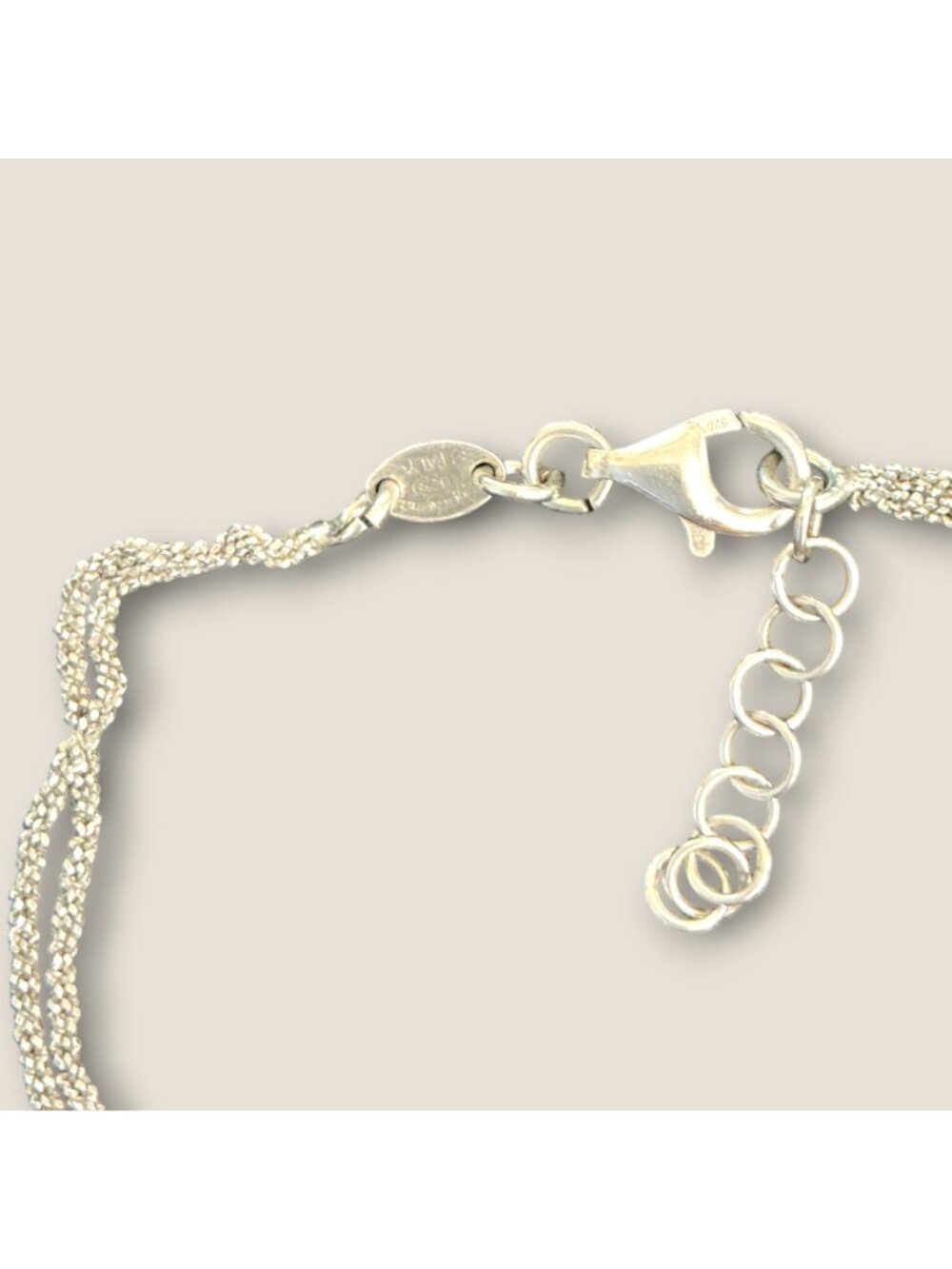 Sterling Silver Italy Vintage Heart Bracelet Adjustable Romantic Jewelry Gift - Picture 4 of 6